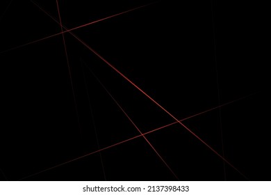 Abstract black with red lines, triangles background modern design. Vector illustration EPS 10.