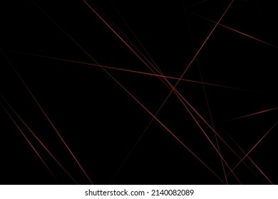 Abstract black with red lines, triangles background modern design. Vector illustration EPS 10.