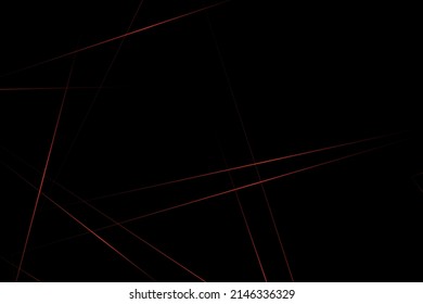Abstract black with red lines, triangles background modern design. Vector illustration EPS 10.