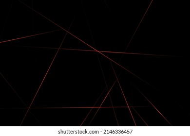 Abstract black with red lines, triangles background modern design. Vector illustration EPS 10.