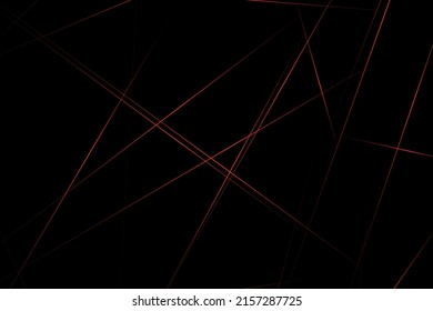 Resumen negro con líneas rojas, triángulos de fondo diseño moderno. Ilustración del vector EPS 10.