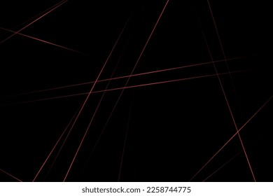 Abstract black with red lines, triangles background modern design. Vector illustration EPS 10.