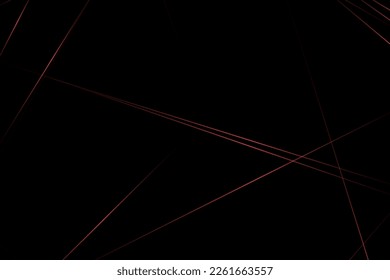 Abstract black with red lines, triangles background modern design. Vector illustration EPS 10.