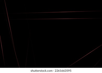 Abstract black with red lines, triangles background modern design. Vector illustration EPS 10.
