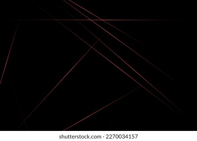 Abstract black with red lines, triangles background modern design. Vector illustration EPS 10.