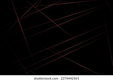 Resumen negro con líneas rojas, triángulos de fondo diseño moderno. Ilustración del vector EPS 10.