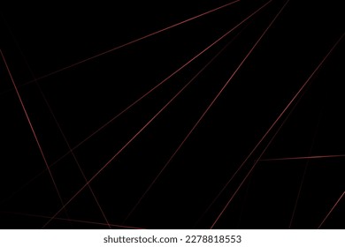 Abstract black with red lines, triangles background modern design. Vector illustration EPS 10.