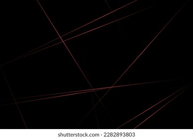 Abstract black with red lines, triangles background modern design. Vector illustration EPS 10.