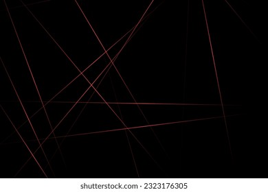 Abstract black with red lines, triangles background modern design. Vector illustration EPS 10.