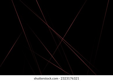 Abstract black with red lines, triangles background modern design. Vector illustration EPS 10.