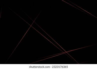 Resumen negro con líneas rojas, triángulos de fondo diseño moderno. Ilustración del vector EPS 10.