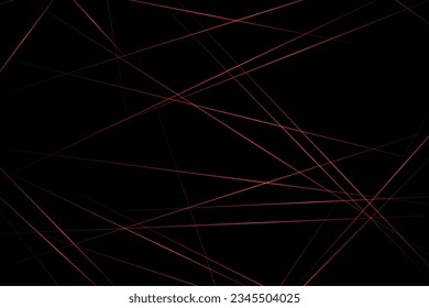 Abstract black with red lines, triangles background modern design. Vector illustration EPS 10.