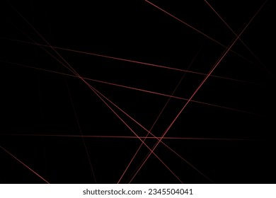 Abstract black with red lines, triangles background modern design. Vector illustration EPS 10.