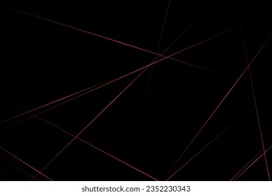 Abstract black with red lines, triangles background modern design. Vector illustration EPS 10.