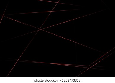 Abstract black with red lines, triangles background modern design. Vector illustration EPS 10.