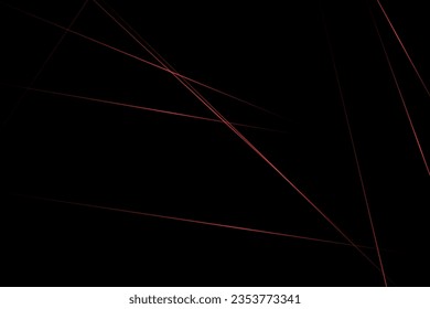 Abstract black with red lines, triangles background modern design. Vector illustration EPS 10.