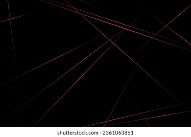 Abstract black with red lines, triangles background modern design. Vector illustration EPS 10.