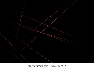 Resumen negro con líneas rojas, triángulos de fondo diseño moderno. Ilustración del vector EPS 10.