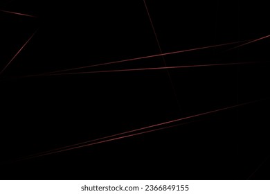 Abstract black with red lines, triangles background modern design. Vector illustration EPS 10.