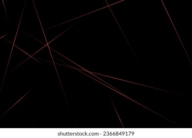 Abstract black with red lines, triangles background modern design. Vector illustration EPS 10.