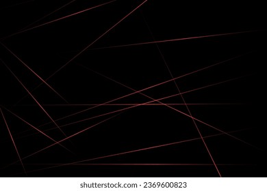 Abstract black with red lines, triangles background modern design. Vector illustration EPS 10.