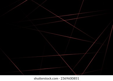Abstract black with red lines, triangles background modern design. Vector illustration EPS 10.