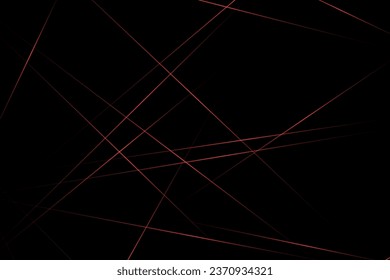 Abstract black with red lines, triangles background modern design. Vector illustration EPS 10.