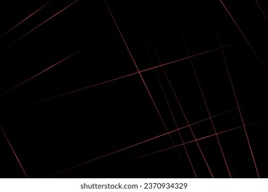 Abstract black with red lines, triangles background modern design. Vector illustration EPS 10.