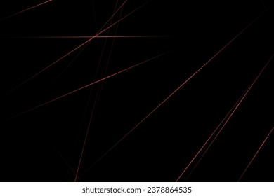 Abstract black with red lines, triangles background modern design. Vector illustration EPS 10.