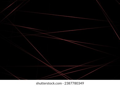 Abstract black with red lines, triangles background modern design. Vector illustration EPS 10.