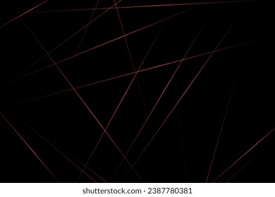 Abstract black with red lines, triangles background modern design. Vector illustration EPS 10.