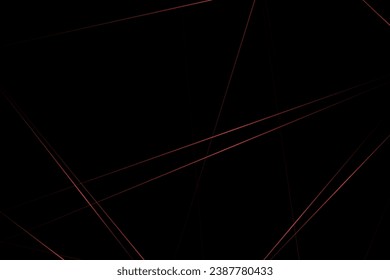 Abstract black with red lines, triangles background modern design. Vector illustration EPS 10.