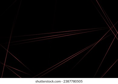 Resumen negro con líneas rojas, triángulos de fondo diseño moderno. Ilustración del vector EPS 10.