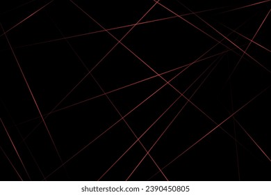 Abstract black with red lines, triangles background modern design. Vector illustration EPS 10.