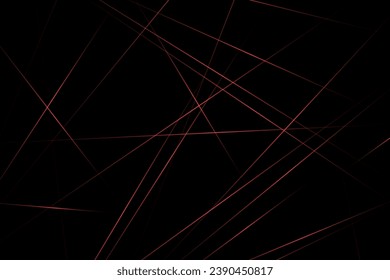 Abstract black with red lines, triangles background modern design. Vector illustration EPS 10.