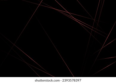 Abstract black with red lines, triangles background modern design. Vector illustration EPS 10.
