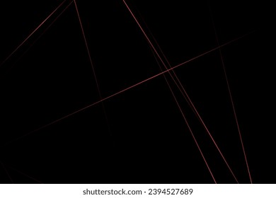 Abstract black with red lines, triangles background modern design. Vector illustration EPS 10.
