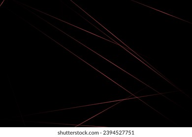 Abstract black with red lines, triangles background modern design. Vector illustration EPS 10.