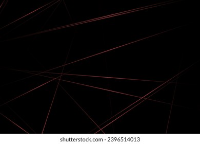Abstract black with red lines, triangles background modern design. Vector illustration EPS 10.