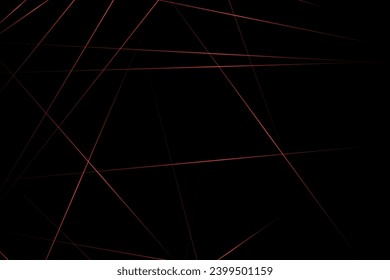 Abstract black with red lines, triangles background modern design. Vector illustration EPS 10.
