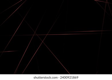 Abstract black with red lines, triangles background modern design. Vector illustration EPS 10.