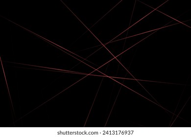 Abstract black with red lines, triangles background modern design. Vector illustration EPS 10.