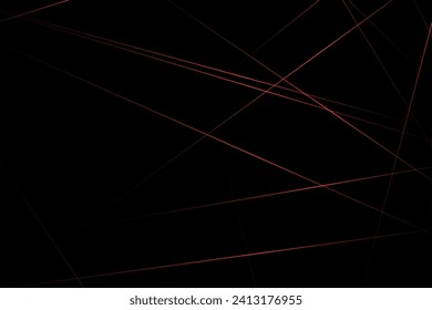 Abstract black with red lines, triangles background modern design. Vector illustration EPS 10.