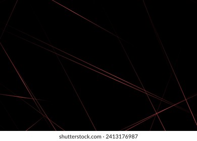 Abstract black with red lines, triangles background modern design. Vector illustration EPS 10.