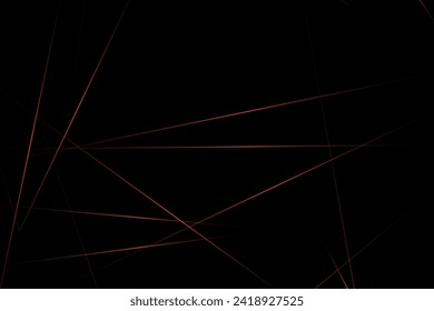 Abstract black with red lines, triangles background modern design. Vector illustration EPS 10.