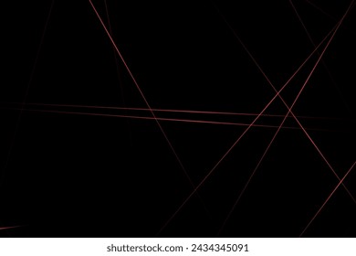Abstract black with red lines, triangles background modern design. Vector illustration EPS 10.