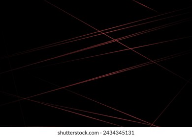 Abstract black with red lines, triangles background modern design. Vector illustration EPS 10.