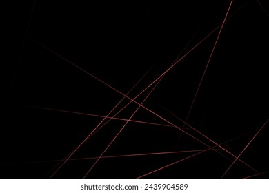 Abstract black with red lines, triangles background modern design. Vector illustration EPS 10.