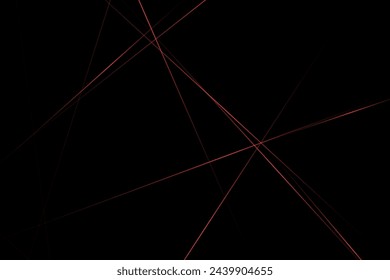 Abstract black with red lines, triangles background modern design. Vector illustration EPS 10.
