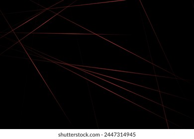 Abstract black with red lines, triangles background modern design. Vector illustration EPS 10.